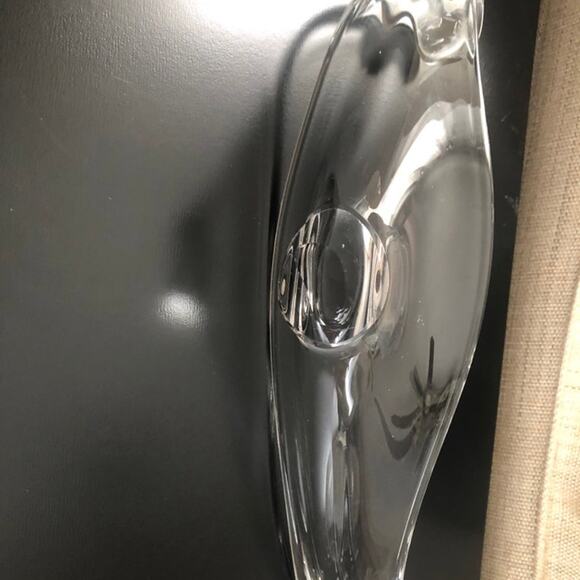 Vintage Mid Century Art Glass Hand Blown Dish - Picture 3 of 4